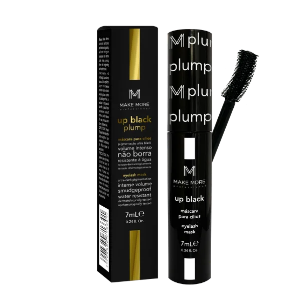 Máscara de Cílios Up Black Plump - Make More